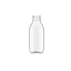 250ml Amber PET Cosmo Veral Bottle, 28/410 Neck